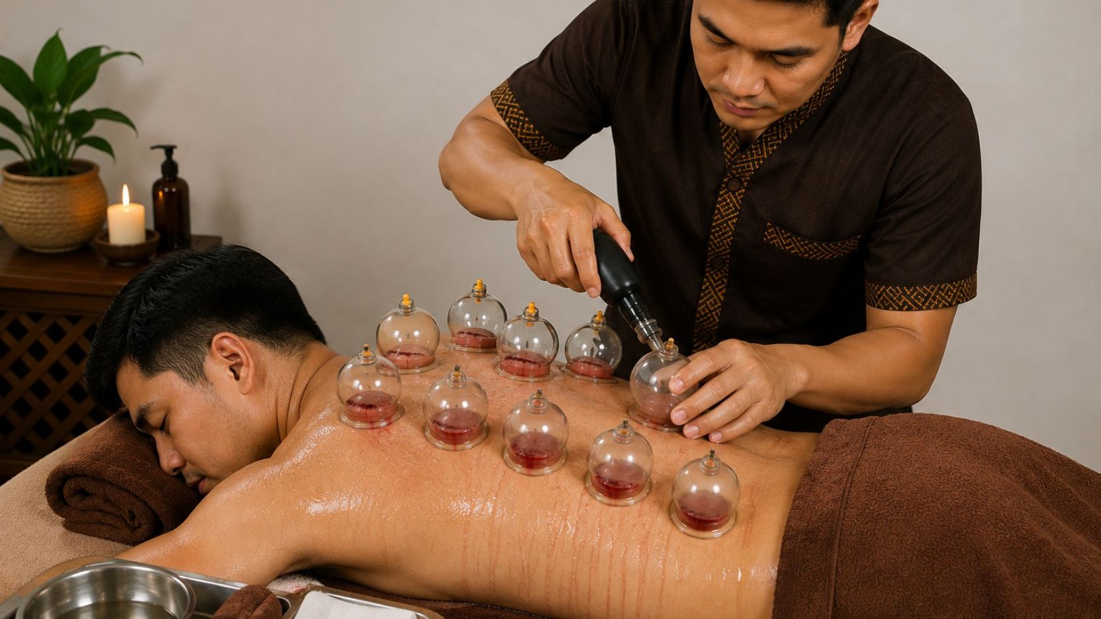 wet cupping massage